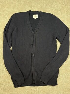 Peter Werth Button Up Sweater Cardigan 100% Cotton Size Small